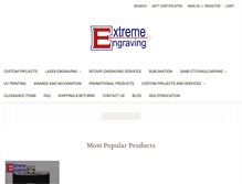 Tablet Screenshot of extremeengraving.com